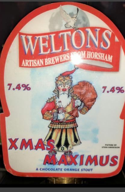 Xmas Maximus 7.4%, Weltons Brewery Ltd, England