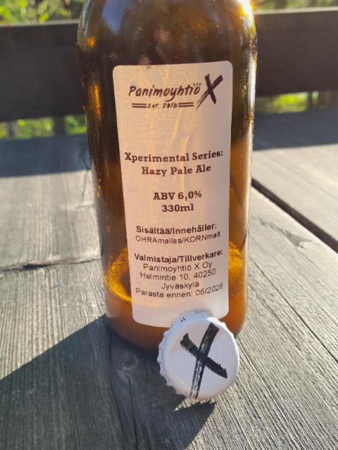 Xperimental Series: Hazy Pale Ale 6.0%, Panimoyhtiö X, Finland