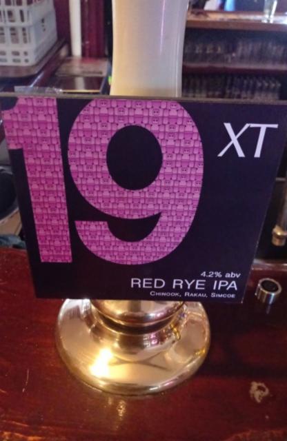 XT 19 Red Rye IPA 4.2%, XT Brewing, England