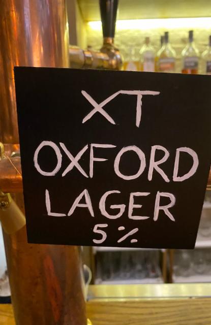 Oxford Lager 5.0%, XT Brewing, England