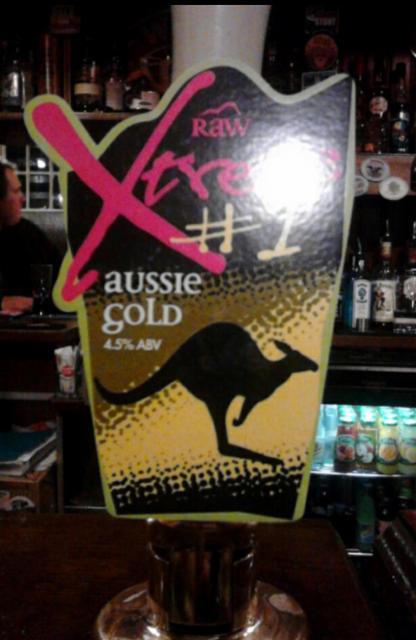 Xtreme #1 Aussie Gold 4.5%, Raw Brewing Company, England