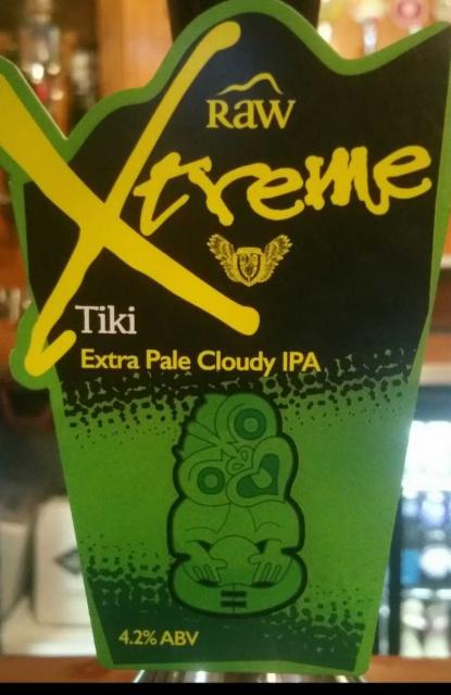 Xtreme Tiki 4.2%, Raw Brewing Company, England