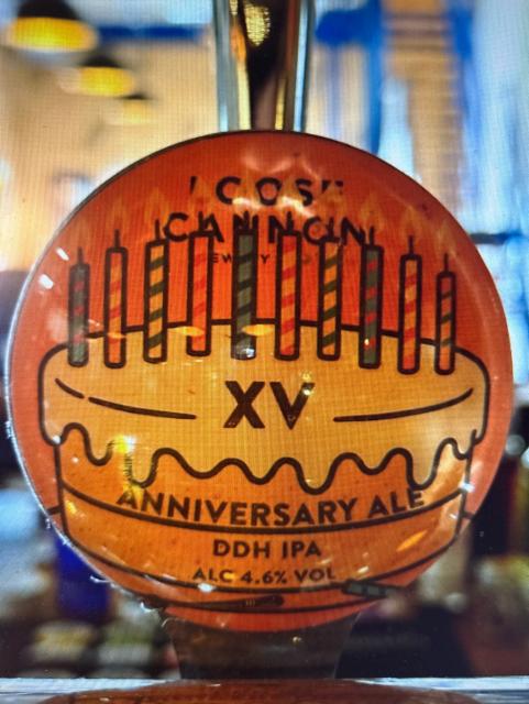 XV Anniversary Ale 4.6%, Loose Cannon Brewery, England