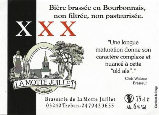 XXX, Brasserie De La Motte Juillet
