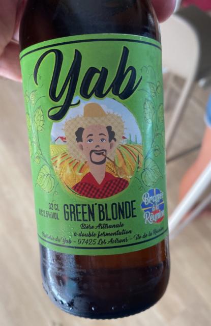 Yab Green'Blonde 6.5%, Brasserie Du Yab, Réunion