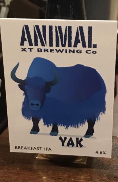Yak 4.6%, Animal Brewing Co., England