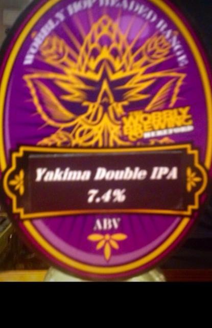 Yakima Double IPA 7.4%, The Wobbly Brewing Company, England