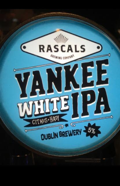 Yankee White IPA 5.0%, Rascals Brewing, Ireland