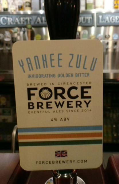 Yankee Zulu 4.0%, Force Brewery, England