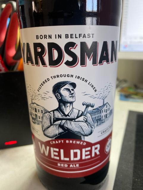 Yardsman Welder Red Ale 4.3%, Hercules Brewing, England