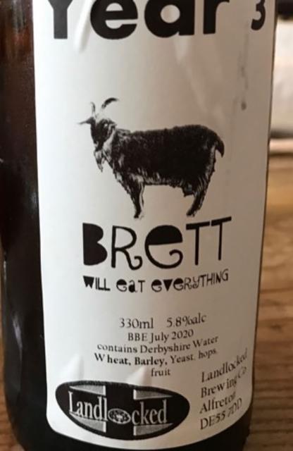Year 3 5.8%, Landlocked Brewing Co, England