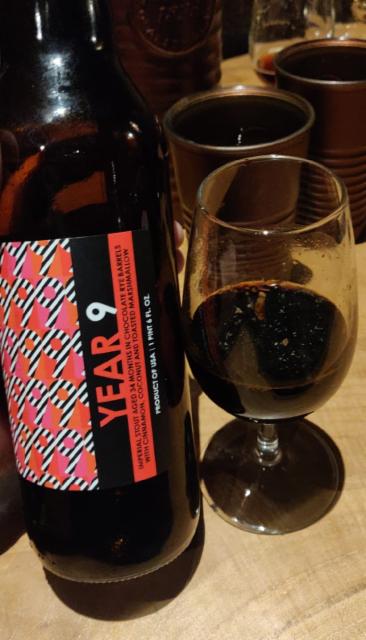 Year 9 (Red Label) 11.5%, Cycle Brewing Company, United States