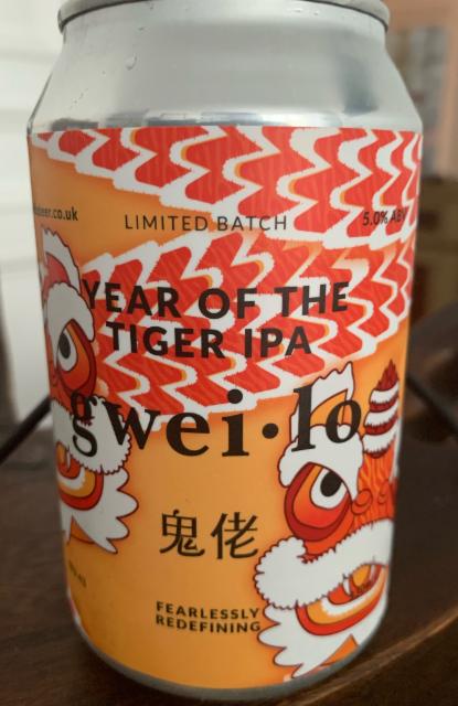 Year Of The Tiger IPA 5.0%, Gweilo Beer, Hong Kong