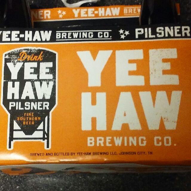 Yee Haw Pilsner 5.3%, Yee-Haw Brewing Company, United States