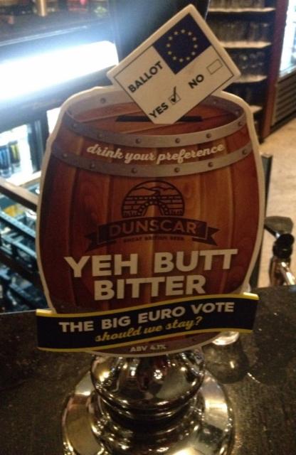 Yeh Butt Bitter 4.1%, Dunscar Bridge Brewery, England