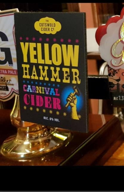 Yellow Hammer Carnival Cider 6.0%, The Cotswold Cider Company, England