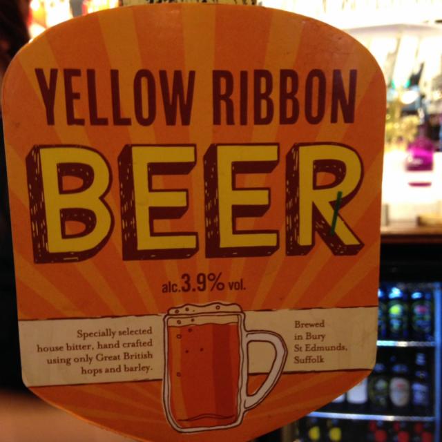 Yellow Ribbon 3.9%, Greene King, England