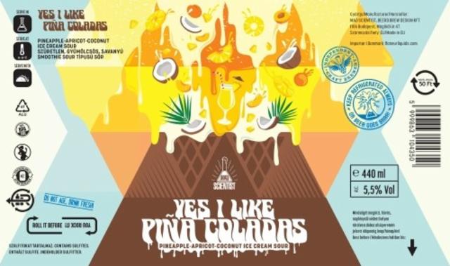 Yes I Like Piña Coladas 5.5%, Mad Scientist, Hungary