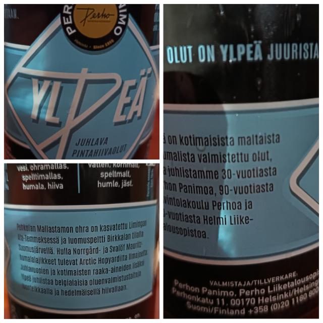 Ylpeä, Perhon Panimo