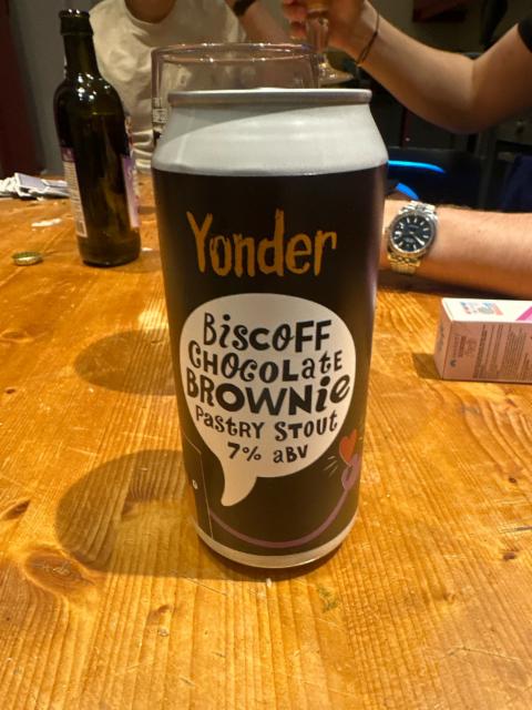 Yonder Biscoff Stout 7.0%, Yonder Brewing, England