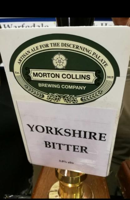 Yorkshire Bitter 3.8%, Morton Collins Brewing Company, England