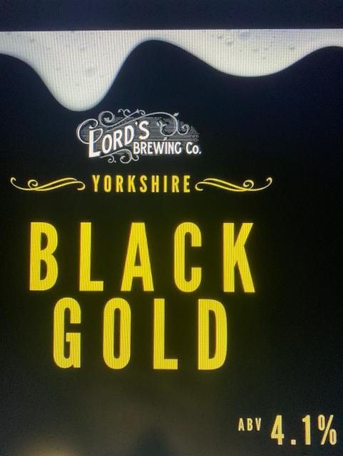 Yorkshire Black Gold 4.1%, Lord's Brewing Co., England