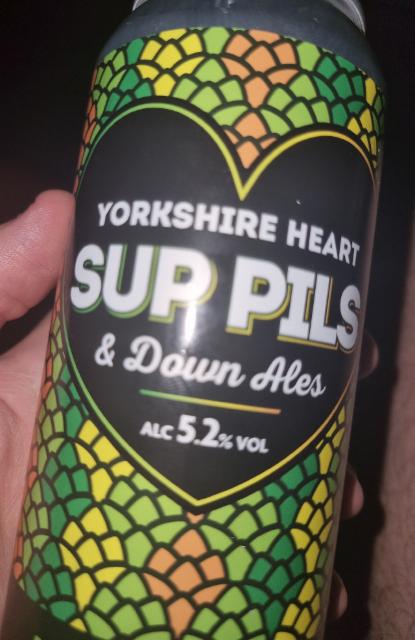 Sup Pils 5.2%, Yorkshire Heart, England