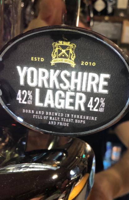 Yorkshire Lager 4.2%, The Great Yorkshire Brewery, England