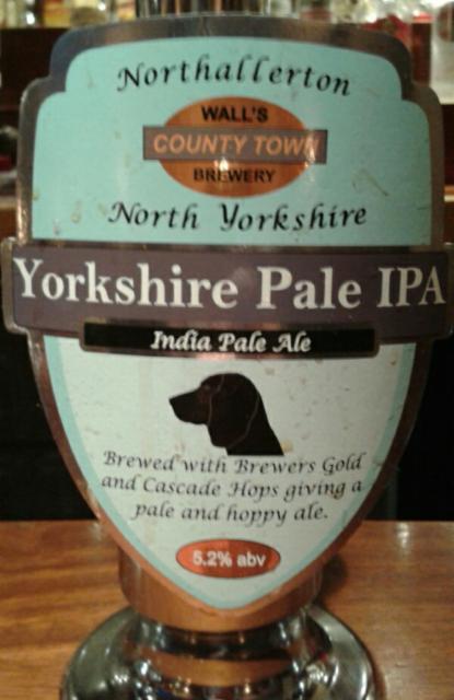 Yorkshire Pale IPA 5.2%, Wall's County Town Brewery, England