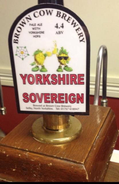 Yorkshire Sovereign 4.4%, Brown Cow Brewery, England
