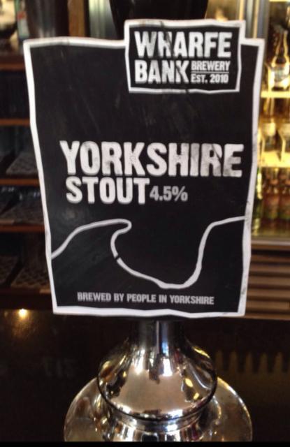 Yorkshire Stout 4.5%, WharfeBank Brewery, England