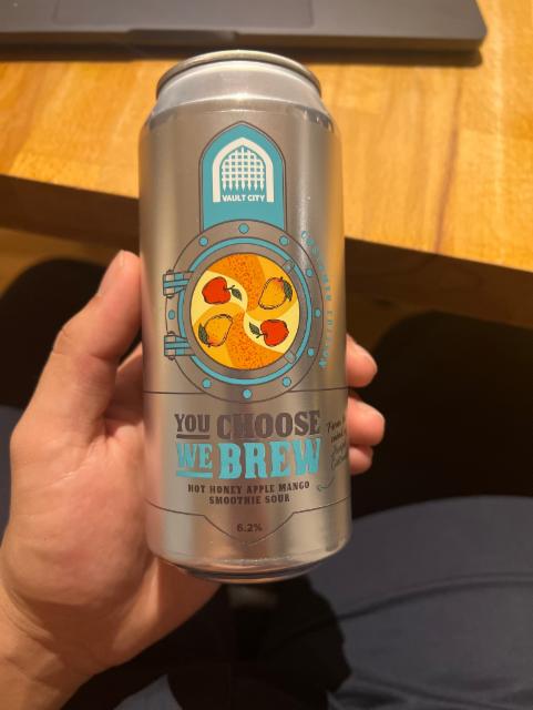 You choose we brew 6.2%, Vault City Brewing, Scotland