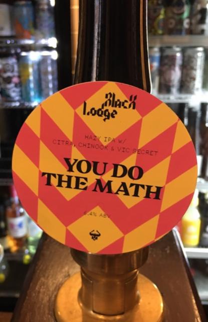 You Do The Math 6.4%, Black Lodge Brewing, England