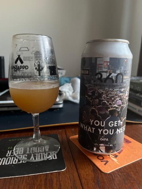 You Get What You Need 8.0%, 360° Brewing Company, England