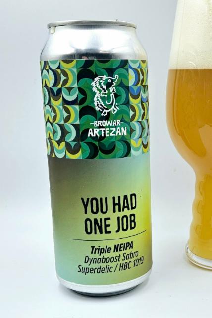 You Had One Job 8.0%, Browar Artezan, Poland