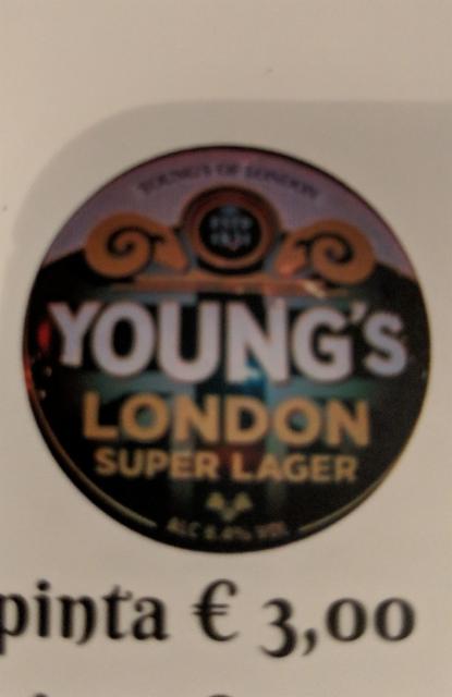 Young's London Super Lager 8.4%, Young's & Co's Brewery Plc, England