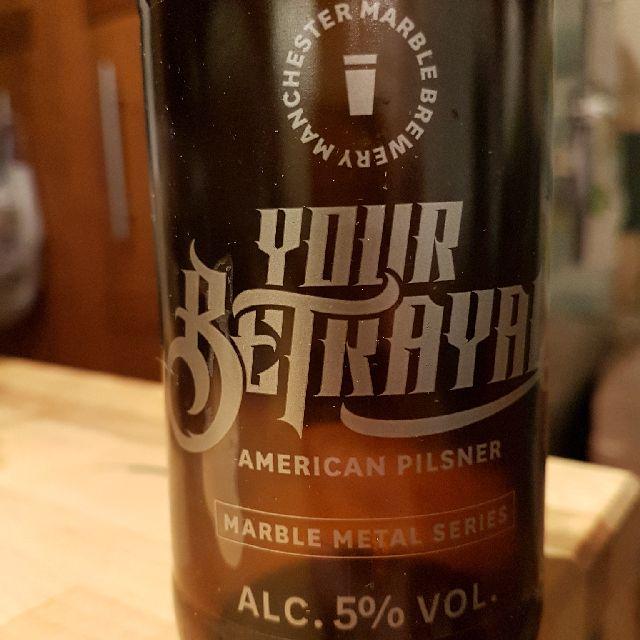 Your Betrayal 5.0%, Marble Brewery, United States