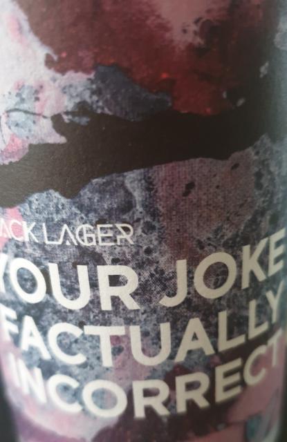 Your Joke Is Factually Incorrect 4.7%, Boundary Brewing, Northern Ireland