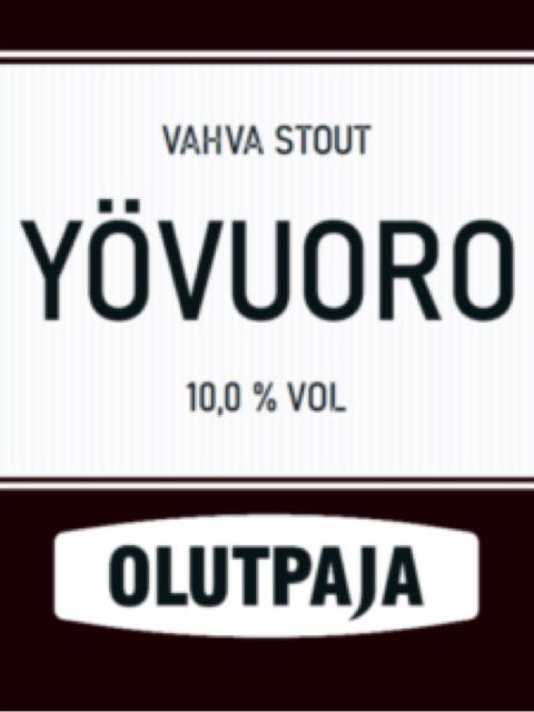 Yövuoro 10.0%, Olutpaja, Finland