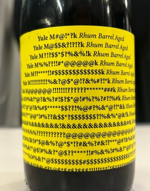 yule maelk rhum barrel aged 2020 edition 17.1%, To Øl, Denmark