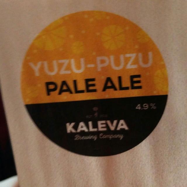 Yuzu-Puzu Pale Ale 4.9%, Kaleva Brewing Company, Finland