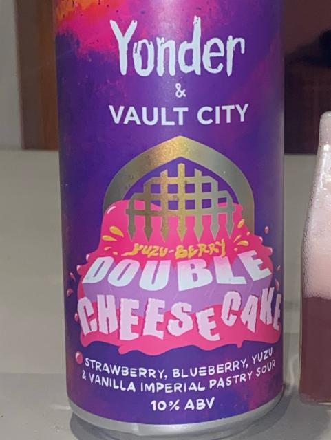 Yuzu Berry Double Cheesecake 10.0%, Yonder Brewing, England