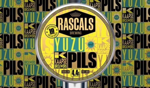 Yuzu Pils 4.4%, Rascals Brewing, Ireland