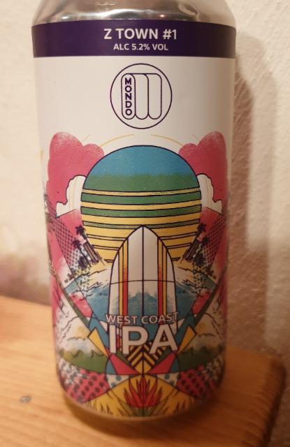 Z Town West Coast IPA 5.2%, Mondo Brewing Company, England