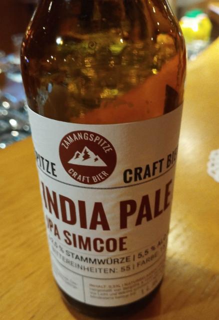 Zamangspitze IPA SIMCOE 5.5%, Zamangspitze Craft Bier, Austria