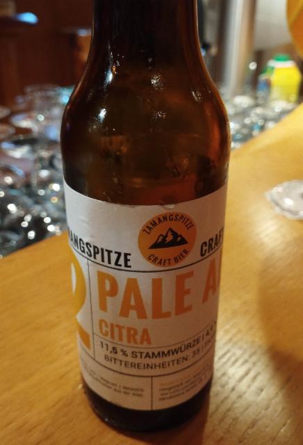 Zamangspitze pale Ale, Zamangspitze Craft Bier