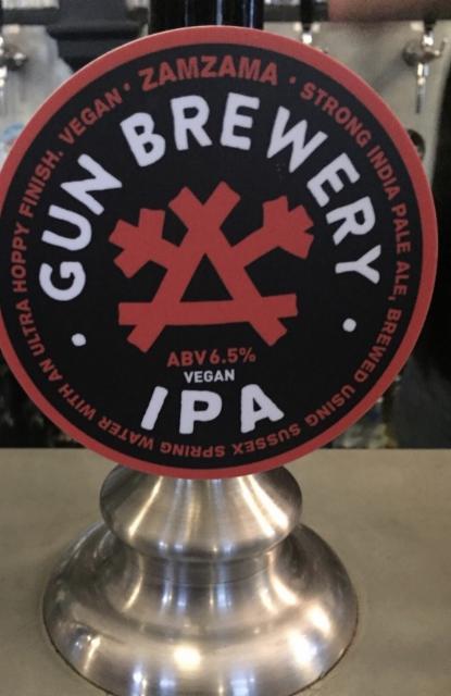 Zamzama IPA 6.5%, Gun Brewery, England