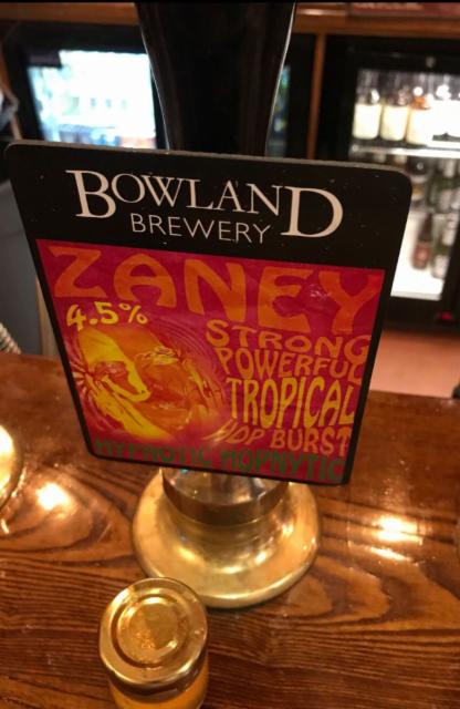 Zaney 4.5%, Bowland Brewery, England