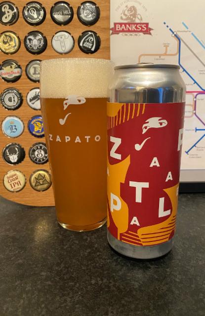 Zapata Pale Goldings 5.5%, Zapato Brewery, England