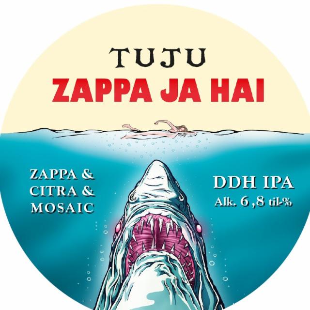 Zappa ja Hai 6.0%, Panimoyhtiö Tuju, Finland